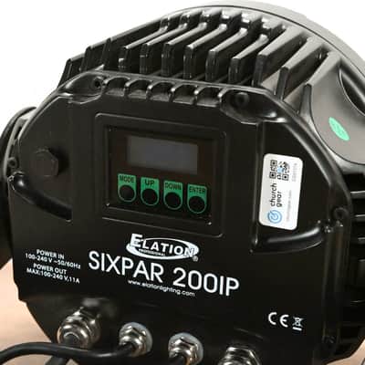 Elation SIXPAR 200IP 12x 12W RGBAW+UV LED IP65 Par Fixture CG013T4 image 5