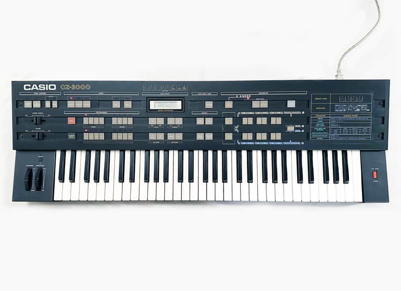CASIO CZ-3000 61-Key FM Synthesizer Made in JAPAN- 1985 Works and Sounds Great !... image 1