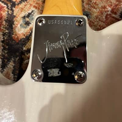 Fender Artist Series Jimmy Page Mirror Telecaster with Rosewood Fretboard 2019 - White Blonde image 2