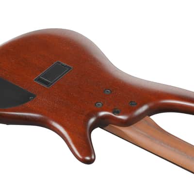 Ibanez SR Standard 4 String Electric Bass Left Handed - Mahogany Brown Burst Low Gloss (SR500ALMHL) image 6
