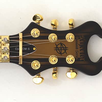 Schecter Synyster Custom-S Guitar Satin Gold Burst B-Stock 0626 image 4