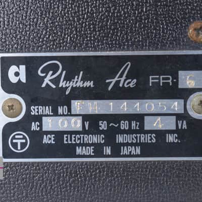 ACE ELECTRONIC  Rhythm Ace FR-6 Analog Rhythm Machine in Good Condition image 18