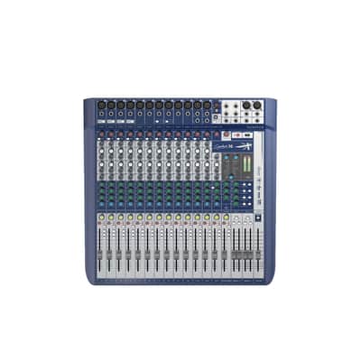 Soundcraft Signature 16 Compact 16-Channel Analog Mixer w/ | Reverb