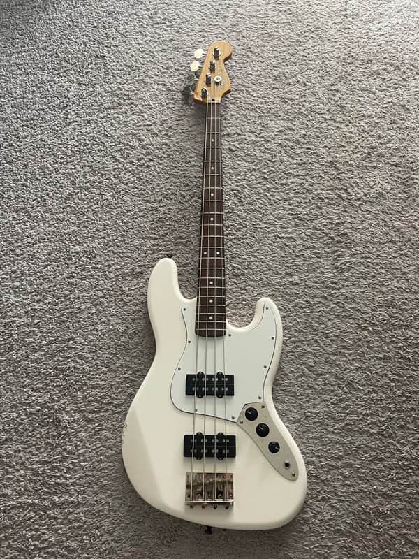 Fender Modern Player Jazz Bass 2012 MIC Olympic White 4-String Rare Bass Guitar image 1