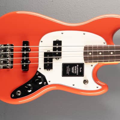 Fender Player II Mustang Bass PJ - Coral Red w/Rosewood image 1