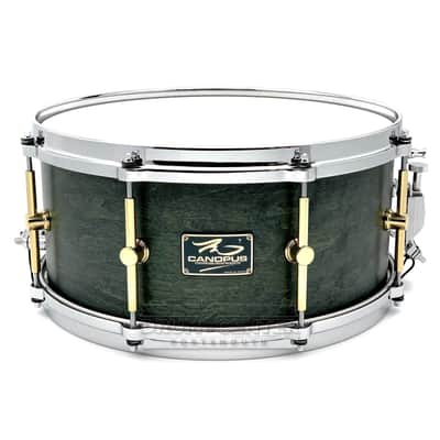Canopus 'The Steel' Snare Drum 14x5 - Second Line | Reverb