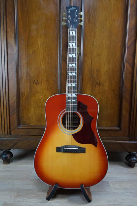 Stanford D-Bird E (Gibson Hummingbird copy) 2017 Sunburst image 1