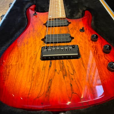 Ernie Ball Music Man Ball Family Reserve John Petrucci Signature JP15-7 - Blood Orange image 1