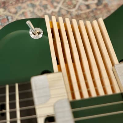Tao Guitars - Disco Volante “Buren” - ZIELONY GREEN / RACE YELLOW - 2025 image 6