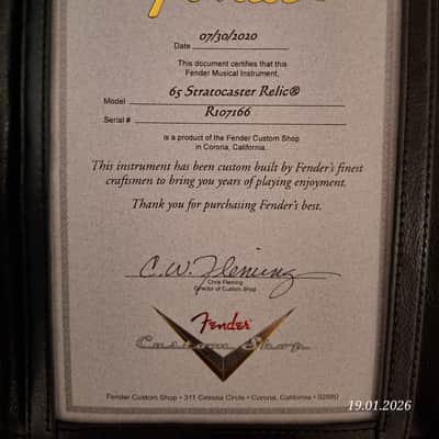 Fender Custom Shop '65 Stratocaster - Nocaster Blonde image 2