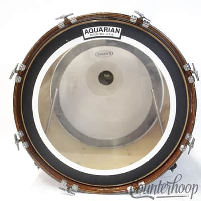 Tama 20x14"Bass Drum Superstar Vintage 80s Made In Japan Super Mahogany 6p Birch image 8