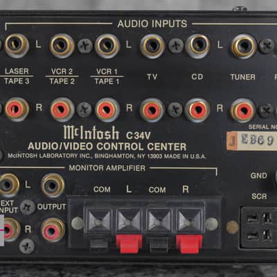 McIntosh C34V A/V Control Center Stereo Preamplifier in Good Condition image 14