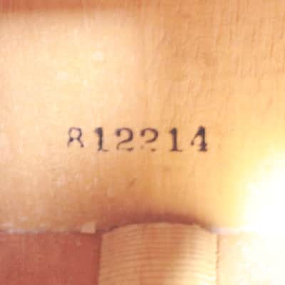 Project Repair 1970's Ventura V6 Square Shoulder Dreadnought Acoustic Guitar w/ Case image 8