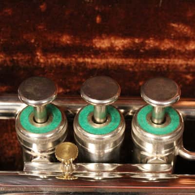 F.E. Olds Custom-CHR "High Range" Trumpet; Ryan Kisor, Silver Plate, Fullerton, 1973 image 18