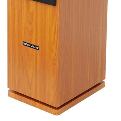 (2) Rockville Rocktower 64B Wood Home Tower Speakers+Bluetooth/Wifi Amp+Sub image 3