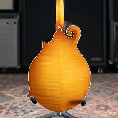 Eastman MD615-GB F-Style Acoustic/Electric Mandolin - Goldburst with Hardshell Case image 8
