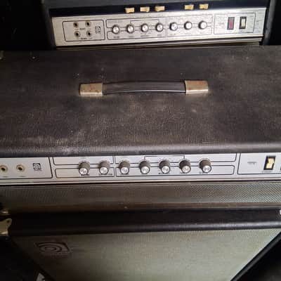 Late 70s Ampeg V-4 100-Watt Guitar Head with Distortion Control Serviced F&T Capacitors Vintage Tubes image 5