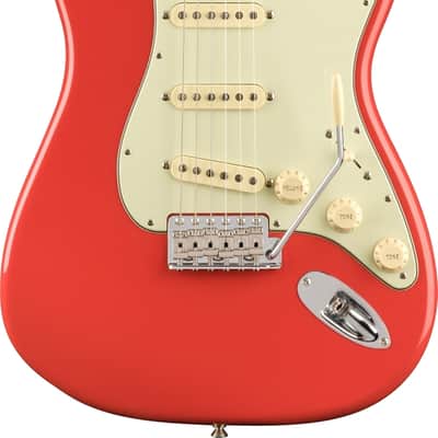Fender American Vintage II 1961 Stratocaster Electric Guitar, Rosewood Fingerboard, Fiesta Red image 2
