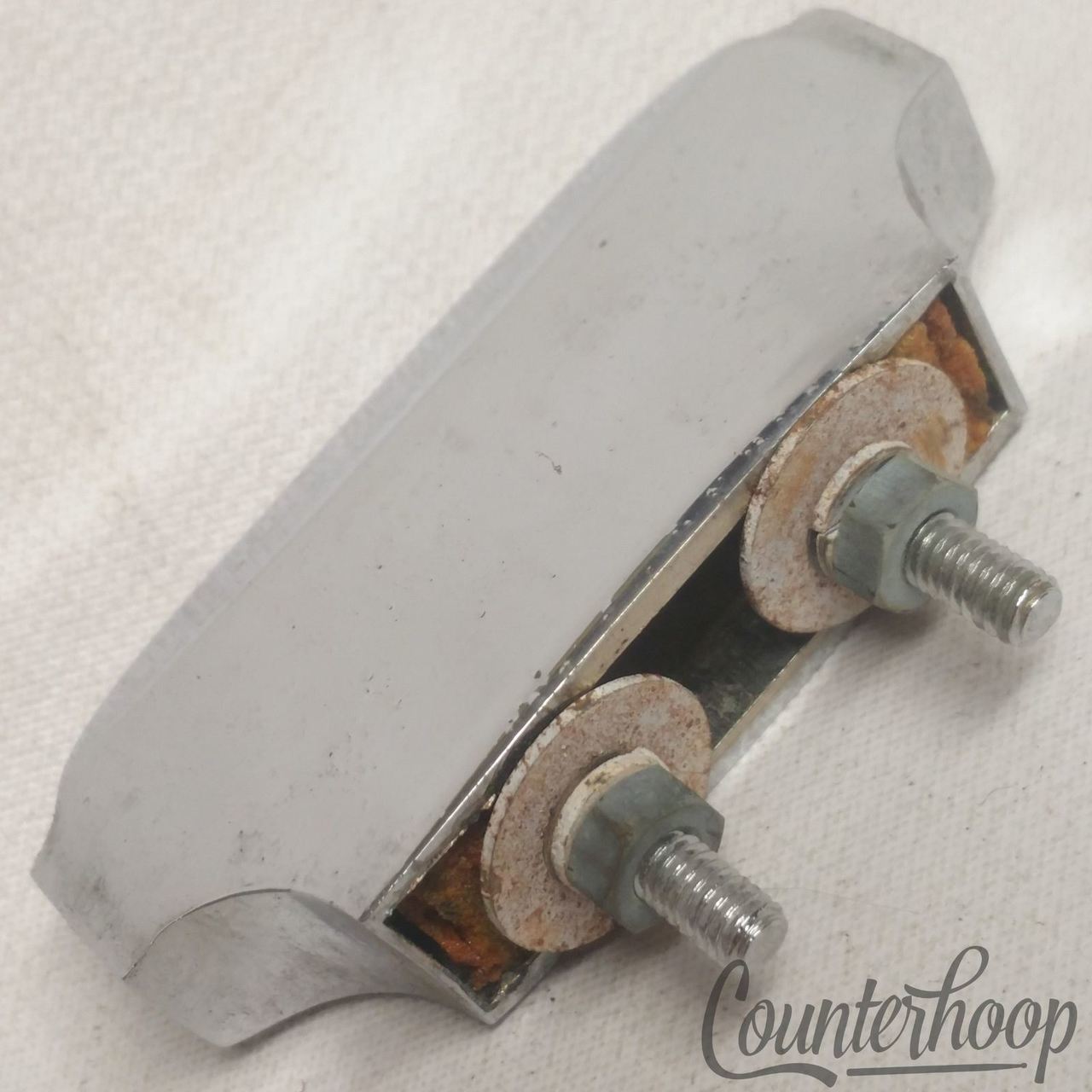 Sonor Snare Drum Teardrop Center Lug Vintage 60s 1 3/16"Chrome Germany Tear-Drop — main photograph
