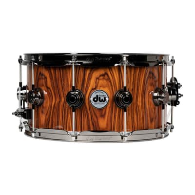 Drum Workshop Collectors Series 7x14 Snare Drum - Santos Rosewood image 1