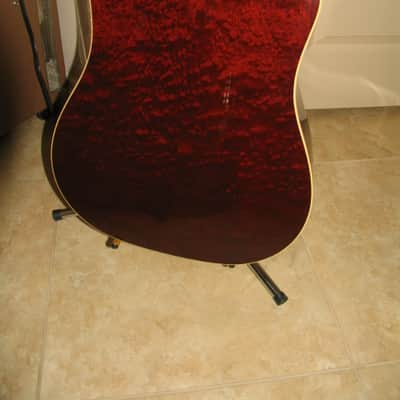 Taylor XXV-DR 25th Anniversary Sitka Spruce/Quilted Sapele Dreadnought 1999 - Natural with Caramel-Stained Back and Sides image 5
