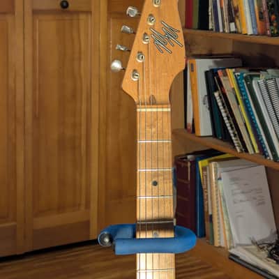 Mario Martin S Style Guitar- Metallic Charcoal Frost image 15