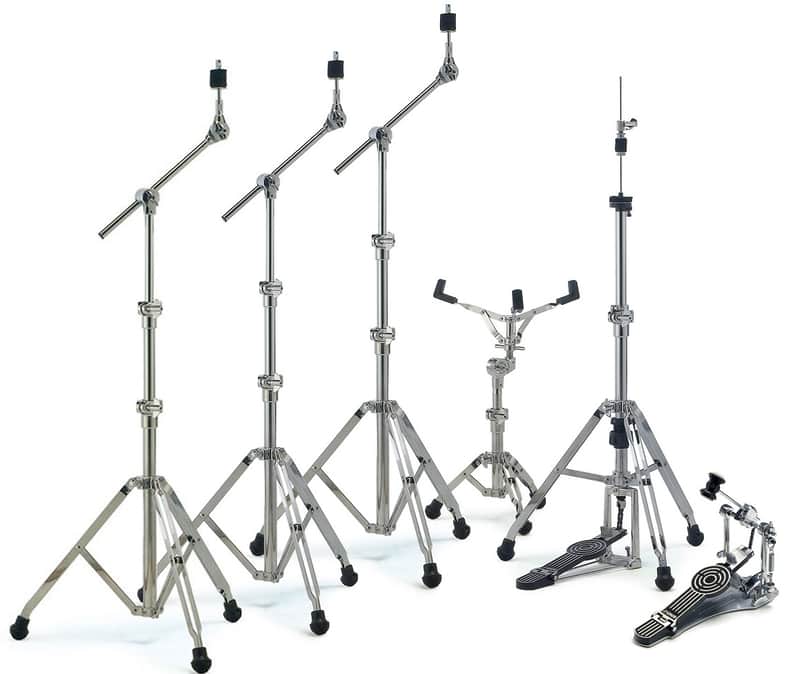 Sonor 400 Series HS475 Five-Piece Hardware Set + Bonus Boom Cymbal Stand image 1