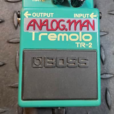 Boss TR-2 Tremolo Analogman Modded Super Added Volume Pot Mod Trem image 2