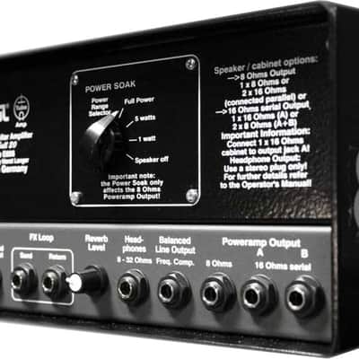 Engl Ironball Type E606 2-Channel 20-Watt Lunchbox Guitar Amp Head 2010s - Black imagen 3