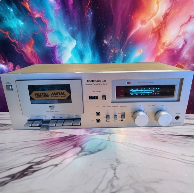 Technics RS - M8 Stereo Cassette Deck Made In Japan FULL FRESH SERVICE NICE!🎶 image 1