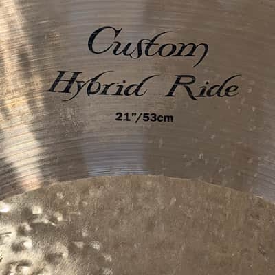 Zildjian 21" K Custom Hybrid Ride Cymbal 2009 - Present - Traditional / Brilliant image 3