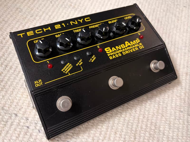 Tech 21 Sansamp Programmable Bass Driver