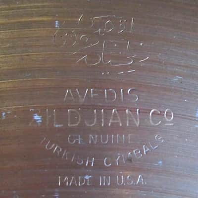 14" Zildjian Paper Thin Hihat Cymbal - Vintage image 4