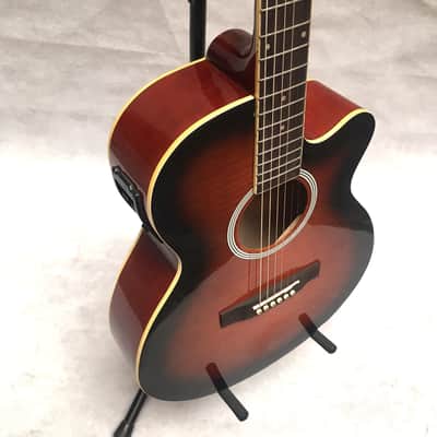 Starsun DRW9716EQ Sunburst electro acoustic guitar image 3