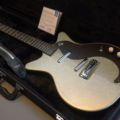 Danelectro 59 NOS+ 60th Anniversary - Silver Metalflake with Danelectro case image 1