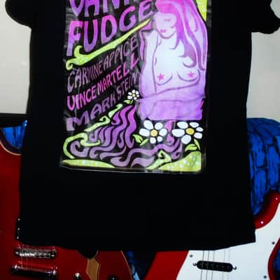 vanilla fudge girl logo 2000s M woman tee - carmine appice drums hard rock & roll r&b tim bogart image 3