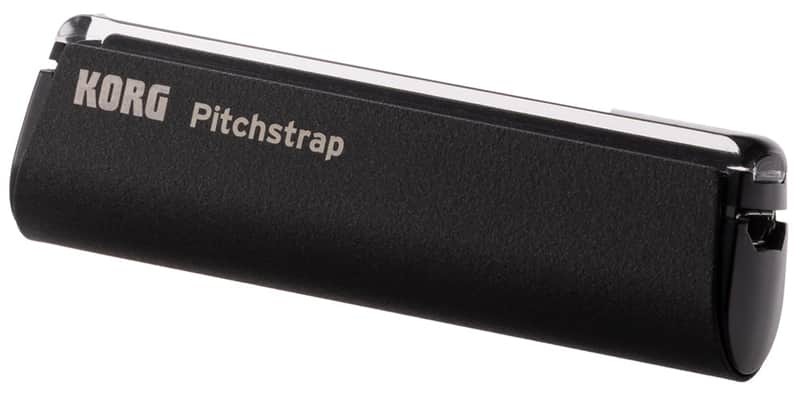 KORG Pitchstrap Guitar and Bass Strap Tuner - Black image 1