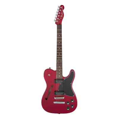 Used Fender Jim Adkins JA-90 Telecaster Thinline - Candy Apple Red image 2