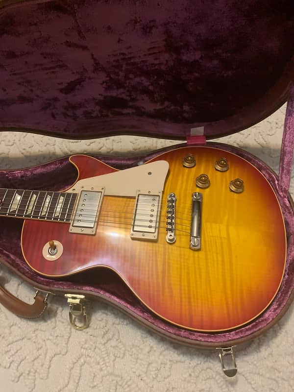 2003 Gibson Les Paul Custom 1959 Re-issue Cherry Sunburst image 1