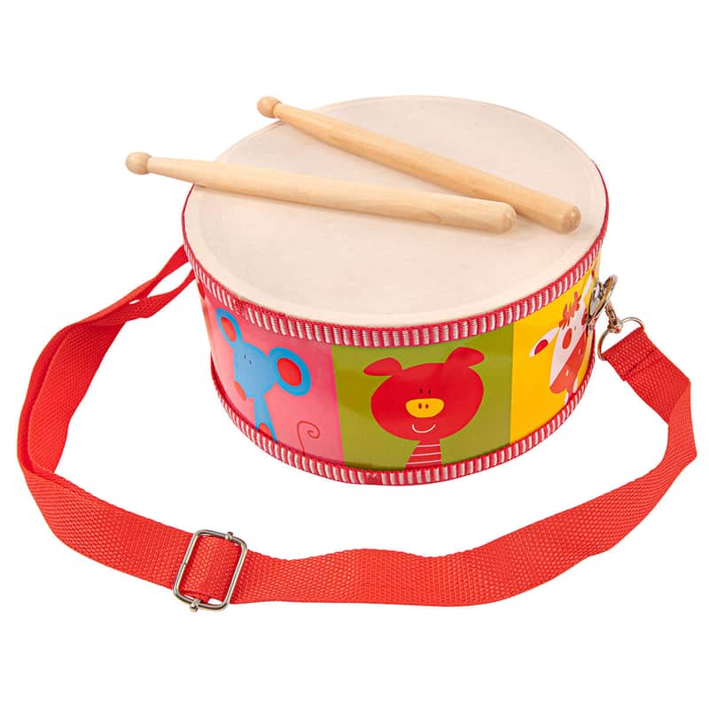 PP World PP World 'Early Years' Drum ~ Animals Wooden