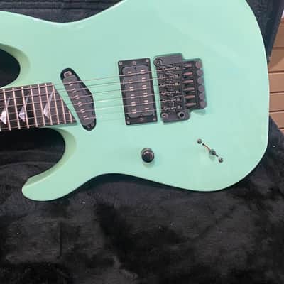 Hamer California E4TE Left Handed USA 1993 - Sea Foam Green image 2