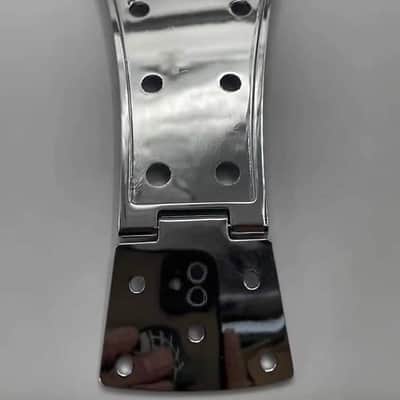 Ibanez Jazz Guitar Tailpiece Trapeze in Chrome image 1