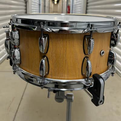 Gretsch 6.5x14 Gold Series Oak Stave Snare 2010s - Natural image 2