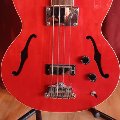 Gibson Midtown Bass – Cherry Red – Semi-Hollow – With Brown Hard Case – Excellent condition – UK image 1