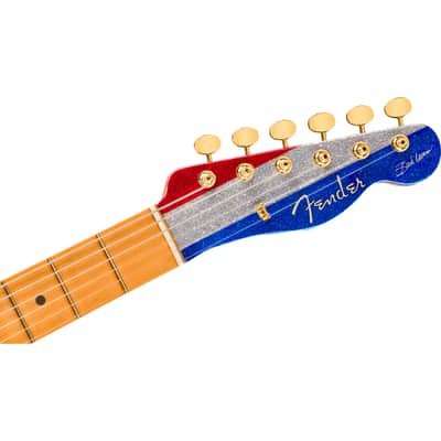 Fender Limited Edition Buck Owens Signature Telecaster - Red Silver and Blue Sparkle image 6