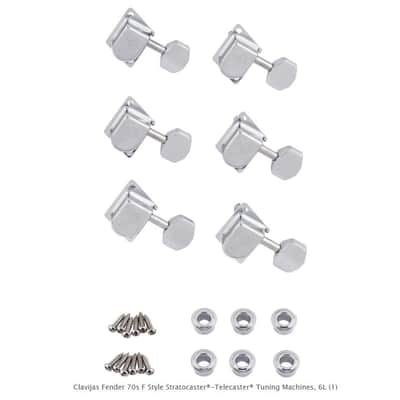 Clavijero Fender '70's "F" Tuners Chrome image 2