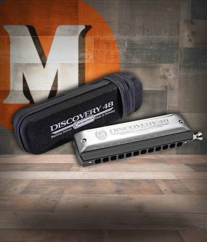 Hohner Discovery 48 Chromatic Harmonica - Key of C Boxed (7542BX-C) image 1
