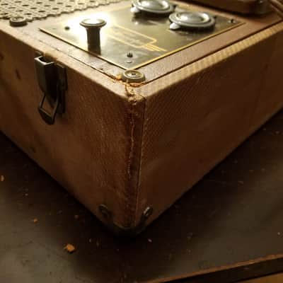 Meissner Rare Vintage lo-fi 78 33 RPM record cutting recording lathe PA System tube 9-1065 1940s - Tweed image 22