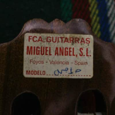 Miguel Angel S.L Rausell Y Hnos. FerrerGuitarra Española  70sGoma Laca image 5