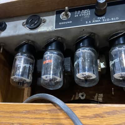 Charlie Daniels' Fender 1969 Twin Reverb Amp with Custom Cowboy Painting Front Panel 1969 - Mahogany image 19
